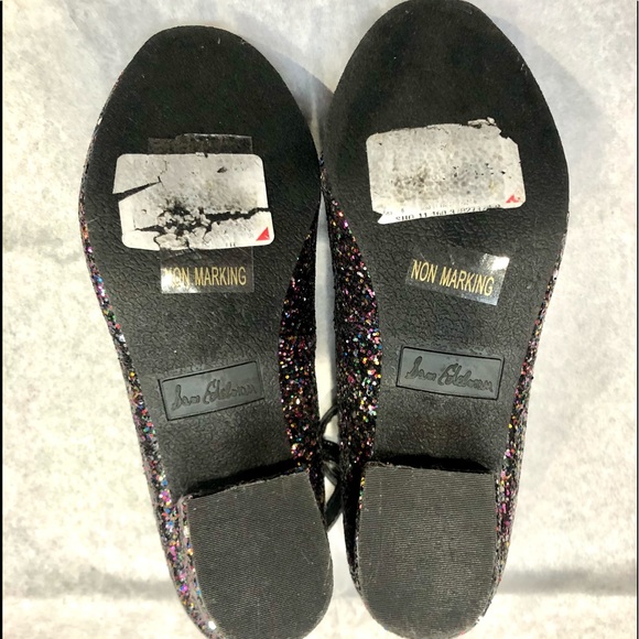 SAM EDELMAN junior/young girls allover sparkle dress shoes 2in heel size4 NWT👠 - Picture 4 of 6